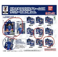 だれでもアクリルチャームDX サッカー日本代表 佐野海舟 田中碧 遠藤航のサムネイル