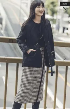 美品✨any sis 【25周年記念】ビットポイントツイーディ スカート1