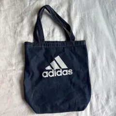 【今月末処分予定⚠️】adidas デニム生地 トートバッグ