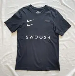 Nike ナイキ SWOOSH Tシャツ ブラック　ダブルスウォッシュ