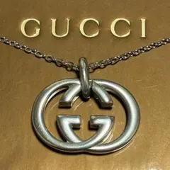 美品✨GUCCIグッチ、GGインターロッキング大ぶりネックレス_310 - メルカリ