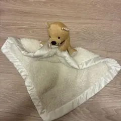 クマのぬいぐるみ付きブランケット
