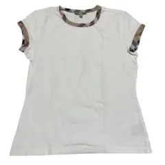 最終価格　BURBERRY バーバリー チェックパイピング　tシャツ　半袖