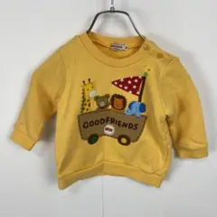訳有 MIKI HOUSE ミキハウス アニマル プッチーくん トレーナー 80