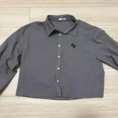 【古着】Honeys 千鳥柄 長袖シャツ