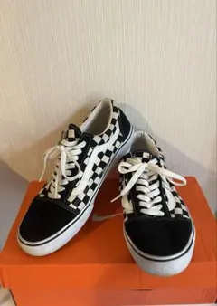 Vans オールドスクール　チェッカーボード スニーカー　メンズ28㎝ VANS