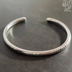 シルバー925 シンプル ネイティブ風 ユニセックス カフバングル 新品未使用