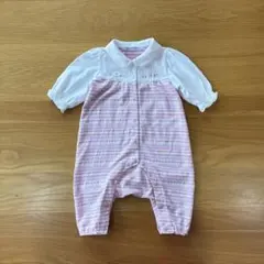 ファミリア　60 カバーオール　ピンク　うさぎ