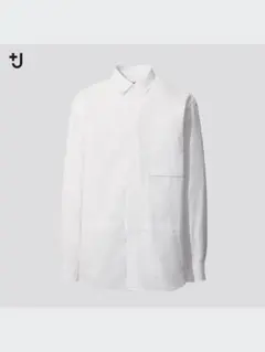 ユニクロ UNIQLO ＋J スーピマコットンオーバーサイズシャツ(長袖S)