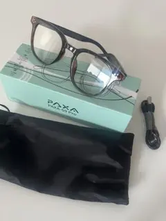 【新品未使用】PAXA スマートグラス 豹柄フレーム 本体