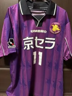 2000(H)京都パープルサンガ　#11 三浦知良　ユニフォーム　フルスポンサー