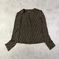 フェンディ 総柄 カーディガン フェンディ(FENDI)フェンディ ズッカ柄 カーディガン 衣料品 トップス