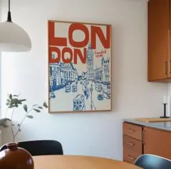 LONDON アートポスター 30×40のサムネイル