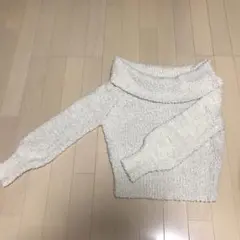 NICE CLAUP オフショル ニット