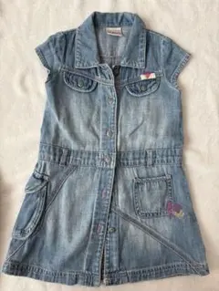 NEXT デニムノースリーブワンピース