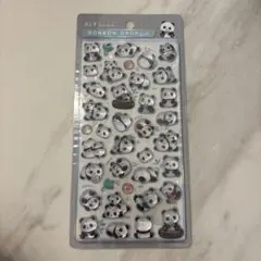 【24時間以内発送】ボンボンドロップシール パンダ 動物キャラクターシール