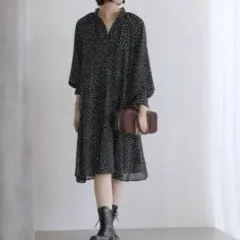 2025年【美品】ラトータリテ【洗える】ドットミニワンピースのサムネイル