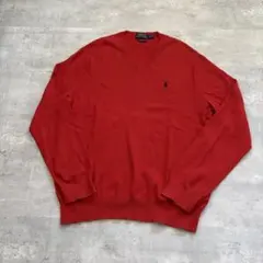 00s ポロ　ラルフローレン　Ｖネックニット ぴまこっとん