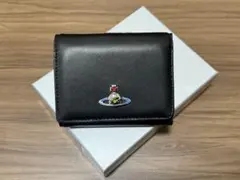 新品未使用Vivienne Westwood 三つ折り財布 がま口 オーブ 黒のサムネイル