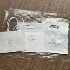 GODIVA ショッピングバッグ 3枚セット　新品未使用