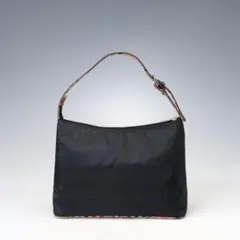 2089* バーバリー ハンドバッグ ノバチェック ワンショルダー ナイロン 黒