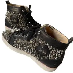 CHRISTIAN LOUBOUTINスパイクスタッズハイカットスニーカー 41のサムネイル