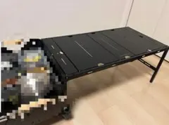 美品】ネイチャートーンズ ハーフフォールドミニテーブル サテン