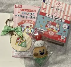 BT21 baby ぬいぐるみバッジ SHOOKY アクリルキーホルダー　セット