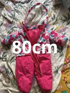 M.S.H.D. ジャンプスーツ　ピンク/ハート柄