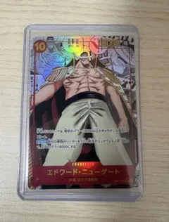 ワンピースカード エドワード・ニューゲート コミパラOP17-005 - メルカリ