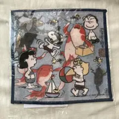 スヌーピー×歌川国芳(金魚づくし)　タオルハンカチ