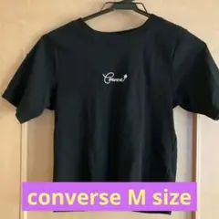 Converse ブラック Tシャツ Mサイズ