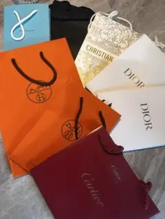 ハイブランド ショッパー袋まとめ売り（エルメス、ディオール、カルティエ等）のサムネイル