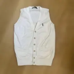 EAST BOY ホワイト ノースリーブ スクールベスト サイズ9
