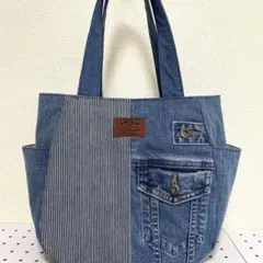 リメイクデニムチューリップバック