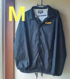 XLARGE エクストララージ ナイロン コーチジャケット ブラック Mサイズ