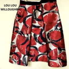 LOULOU WILLOUGHBY フレアスカート ジャガードスカートのサムネイル