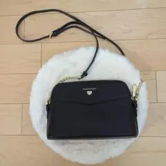 SAMANTHAVEGA ブラックショルダーバッグ