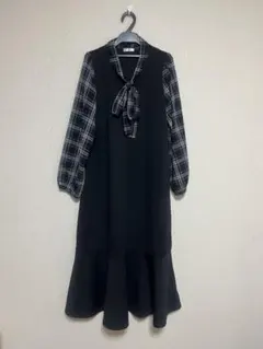 Honeys(GLACIER) リボンワンピース　M