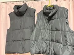 ダークグレー ダウンベスト ２つで3000円