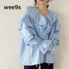 wee9s ビッグカラーフリルブラウスのサムネイル