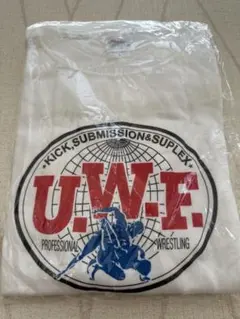 U.W.F. Tシャツ ホワイト Lサイズ