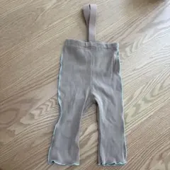 ベージュリブパンツ ベビーパンツ