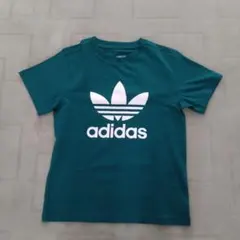 アディダスオリジナルス キッズ 半袖 Tシャツ グリーン 緑 140 新品未使用