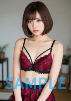 L1351　AI美女 A4ポスター コスプレ　水着　グラビア ランジェリー