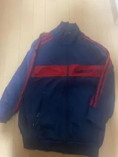 adidas トラックジャケット ネイビー/レッド