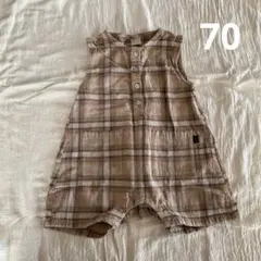 キッズ　ベビー　ロンパース　バースデイ　tete a tete 70 夏服