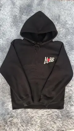 本日限定価格！美品！MOBBブラック フード付きパーカー Mサイズ