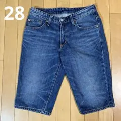 【美品】エドウィン デニムショートパンツ 28