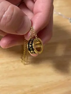 MARC JACOBS ネックレス ゴールド×ライトブルー